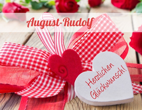 August-Rudolf, Herzlichen Glckwunsch!