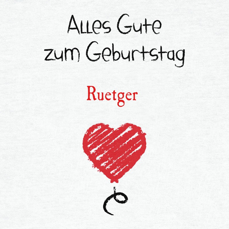 Herzlichen Glckwunsch zum Geburtstag, Ruetger