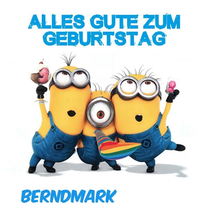 Alles Gute zum Geburtstag von Minions fr Berndmark
