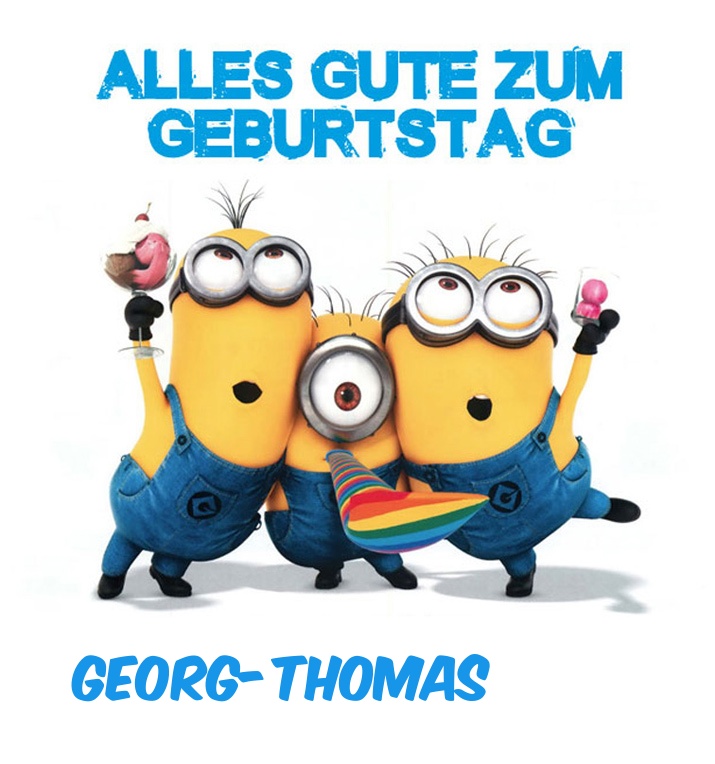 Alles Gute zum Geburtstag von Minions fr Georg-Thomas