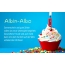 Gratulieren zum geburtstag fr Albin-Albo