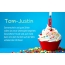 Gratulieren zum geburtstag fr Tom-Justin