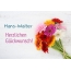Blumen zum geburtstag fr Hans-Walter