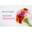 Blumen zum geburtstag fr Horst-Adolf