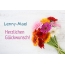 Blumen zum geburtstag fr Lenny-Mael