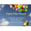 Gedicht zum geburtstag fr Hans-Herrmann