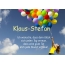 Gedicht zum geburtstag fr Klaus-Stefan