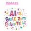 Bunte Geburtstagsgre fr Ismael