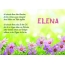 Ein schönes Happy Birthday Gedicht für Elena