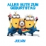 Alles Gute zum Geburtstag von Minions fr Julian