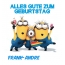 Alles Gute zum Geburtstag von Minions fr Frank-Andre