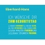 Eberhard-Hans, Ich wnsche dir zum geburtstag...