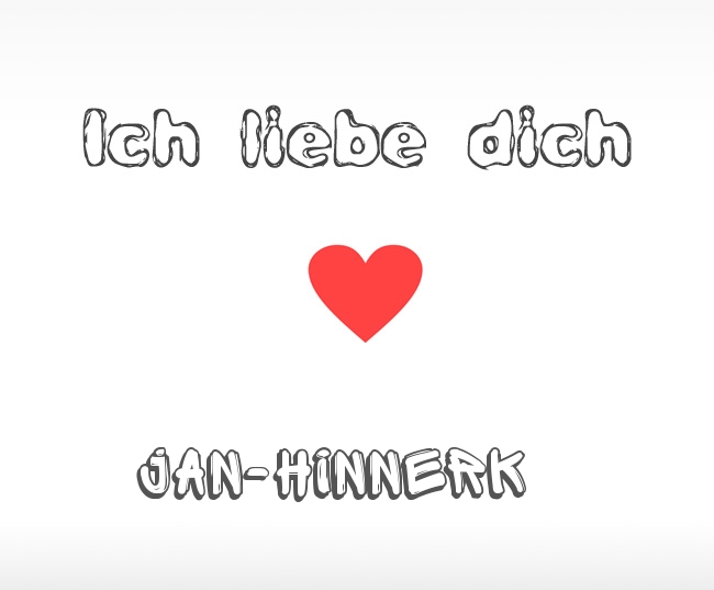 Ich liebe dich Jan-Hinnerk