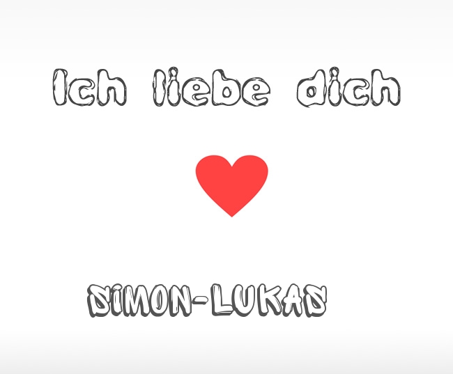 Ich liebe dich Simon-Lukas