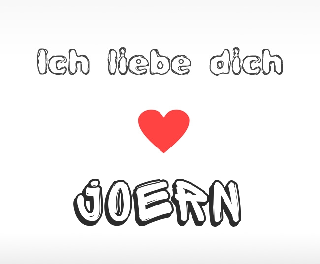 Ich liebe dich Joern