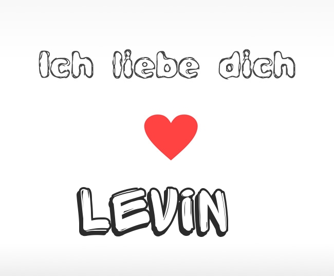Ich liebe dich Levin