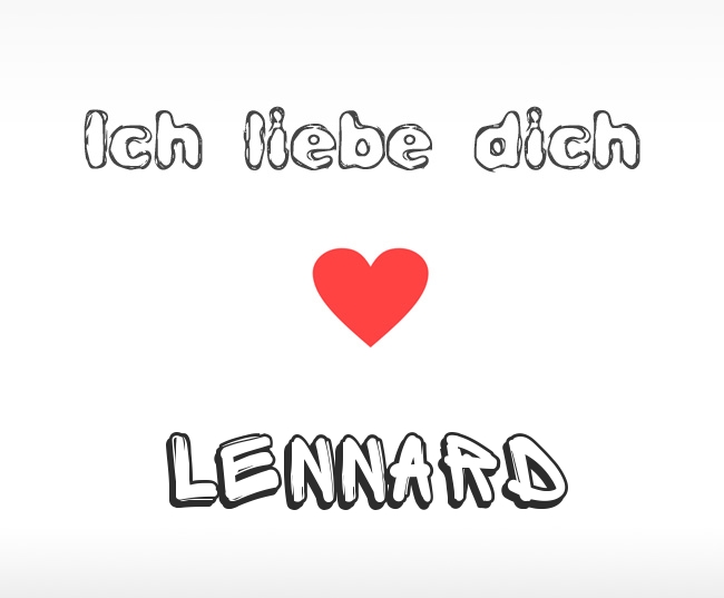 Ich liebe dich Lennard