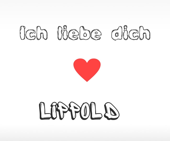 Ich liebe dich Lippold