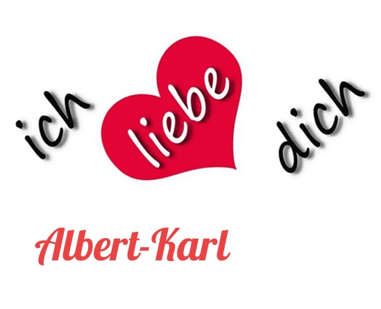 Bild: Ich liebe Dich Albert-Karl