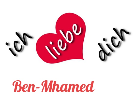 Bild: Ich liebe Dich Ben-Mhamed