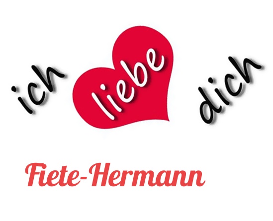Bild: Ich liebe Dich Fiete-Hermann
