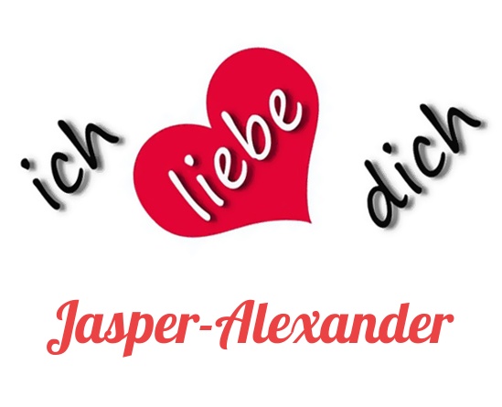 Bild: Ich liebe Dich Jasper-Alexander