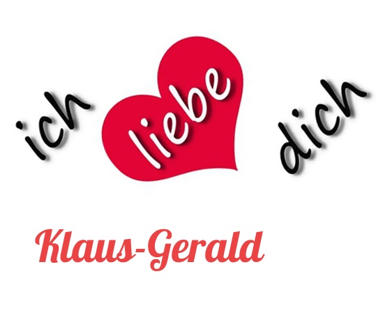 Bild: Ich liebe Dich Klaus-Gerald