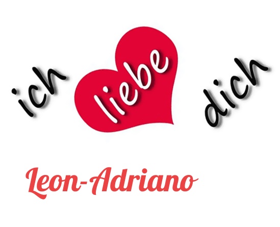 Bild: Ich liebe Dich Leon-Adriano