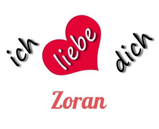 Bild: Ich liebe Dich Zoran