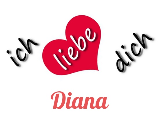 Bild: Ich liebe Dich Diana