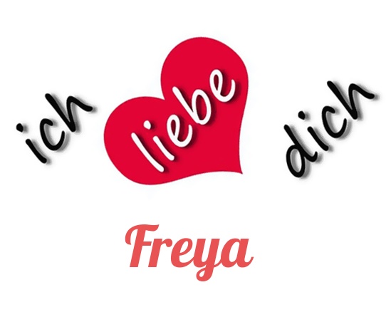 Bild: Ich liebe Dich Freya