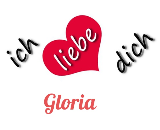 Bild: Ich liebe Dich Gloria