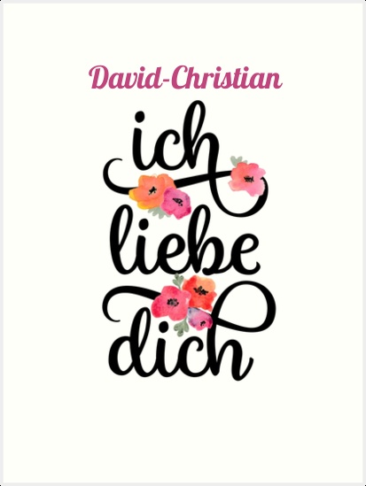 David-Christian, Ich liebe Dich Bilder