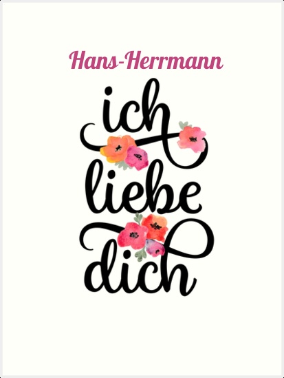 Hans-Herrmann, Ich liebe Dich Bilder