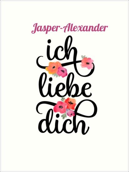 Jasper-Alexander, Ich liebe Dich Bilder