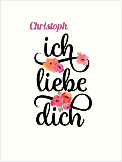 Christoph, Ich liebe Dich Bilder