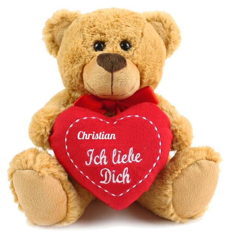 Name: Christian - Liebeserklärung an einen Teddybären