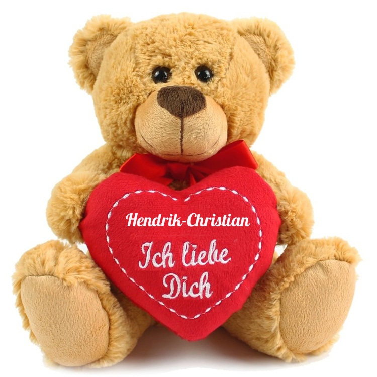 Name: Hendrik-Christian - Liebeserklrung an einen Teddybren