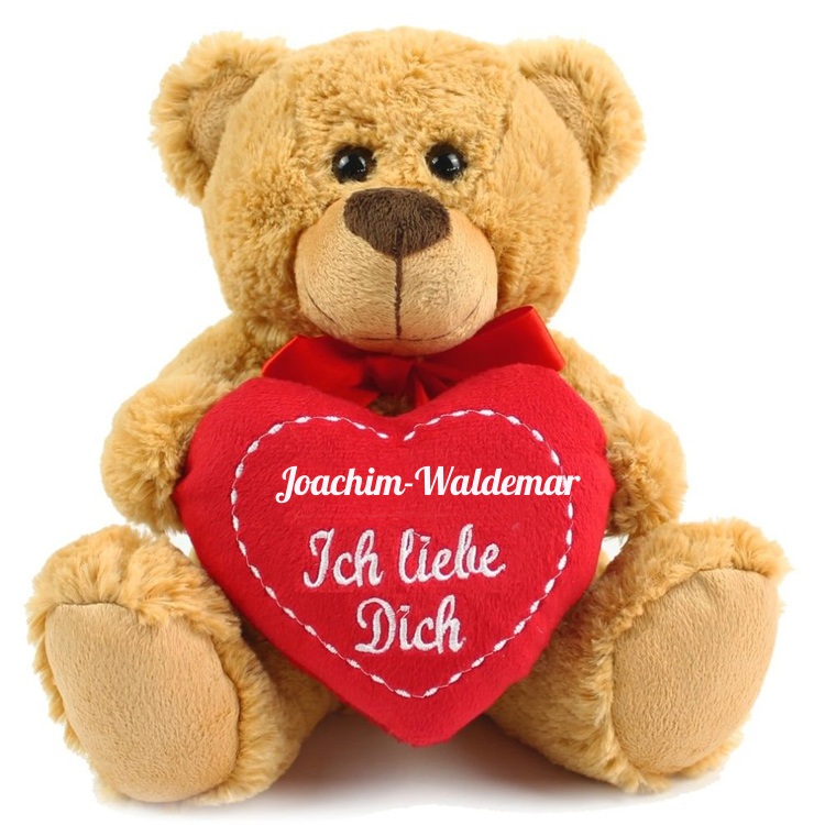 Name: Joachim-Waldemar - Liebeserklrung an einen Teddybren