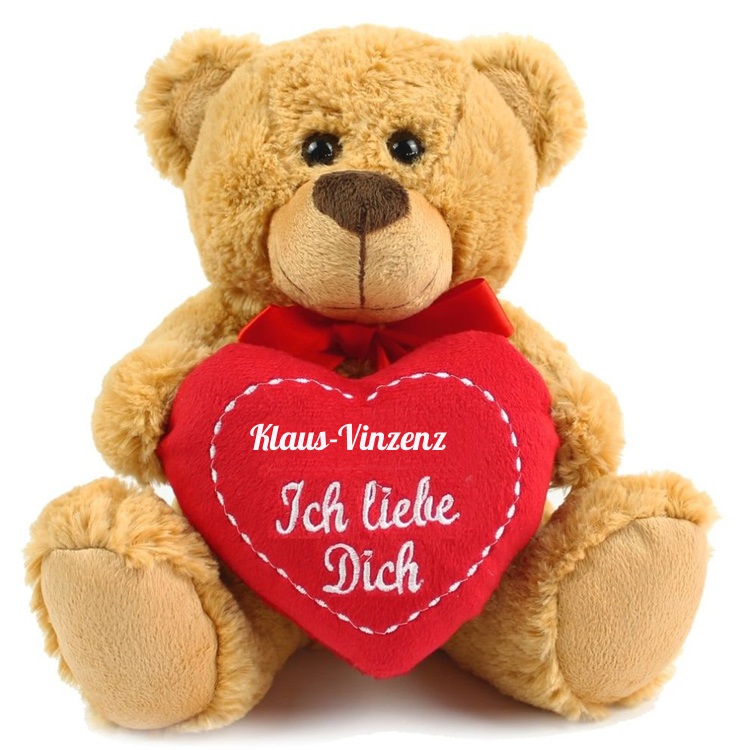 Name: Klaus-Vinzenz - Liebeserklrung an einen Teddybren