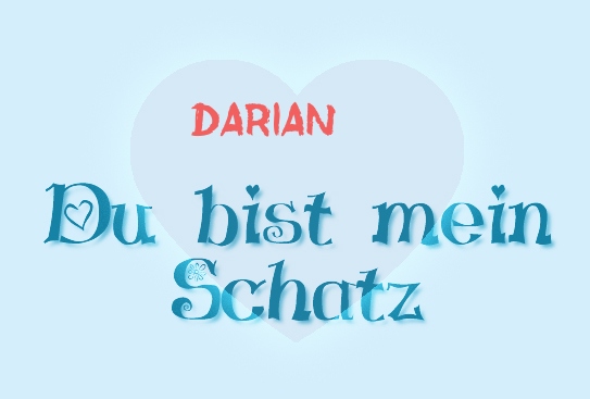 Darian - Du bist mein Schatz!