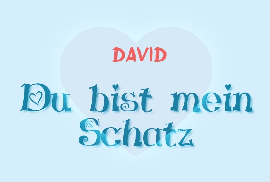 David - Du bist mein Schatz!