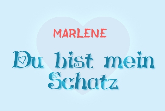 Marlene - Du bist mein Schatz!