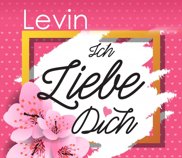 Ich liebe Dich, Levin!