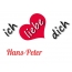 Bild: Ich liebe Dich Hans-Peter