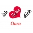 Bild: Ich liebe Dich Clara