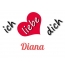 Bild: Ich liebe Dich Diana