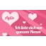 Aylin, Ich liebe Dich von ganzen Herzen