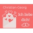 Christian-Georg, Ich liebe Dich : Bilder mit herzen