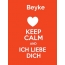 Beyke - keep calm and Ich liebe Dich!